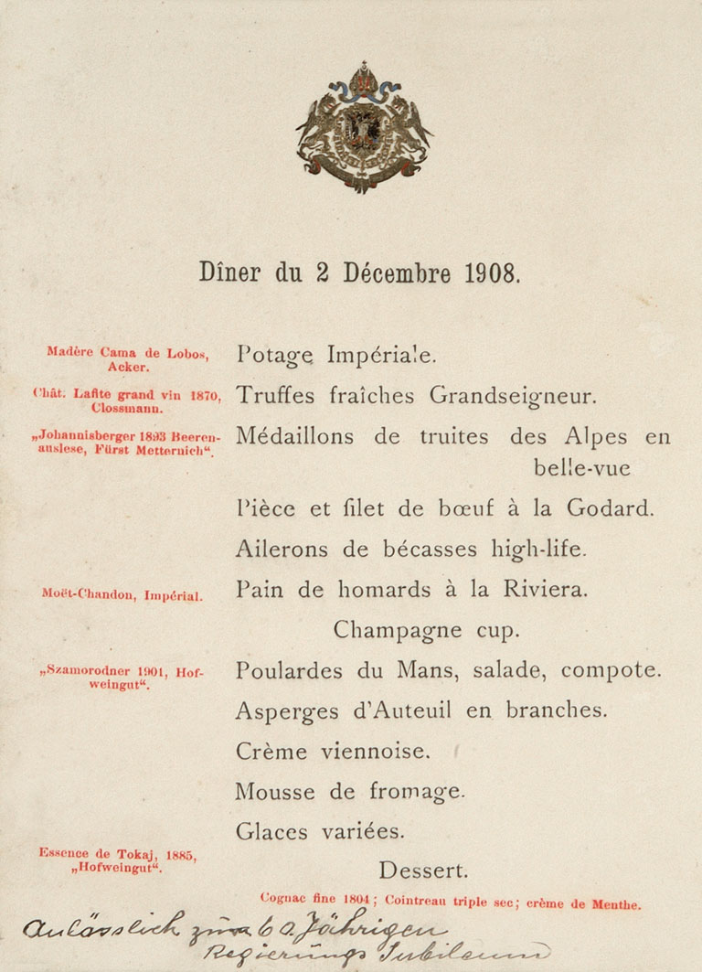 Celebration of the 60 year coronation anniversary of Emperor Franz Josef